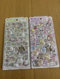 【正規品】うるちゅるPOPシール シマエナガ アニマル　2枚セット