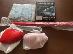 アバルト124スパイダー 純正エアダムカバー ミラーカバー レッド