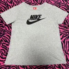 【美品】NIKE ナイキ グレー 半袖Tシャツ 【L】 トップス スポーツ 人気
