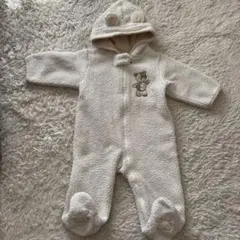 carter's フード付き　カバーオール　9ヶ月 ホワイト