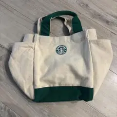 スターバックス トートバッグ ベージュ/グリーン