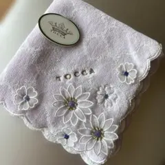 TOCCA ラベンダー 花柄タオルハンカチのサムネイル