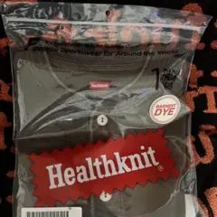 Healthknit / ヘルスニット 別注 ヘンリーネックTシャツ