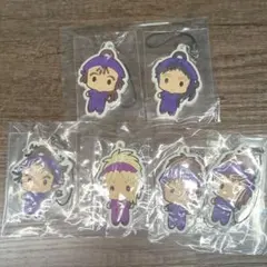 忍たま乱太郎 ラバーストラップ 5年生+斉藤タカ丸 6点セット