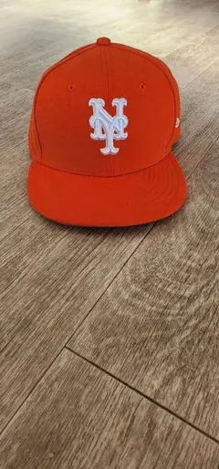 ​希少カラーNEW ERA59FIFTY ニューヨークメッツ 7 1/4オレンジ