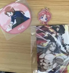 銀魂　サクラクレパス　アニメガ　神威　特典カード　ミニキャラアクリルチャーム
