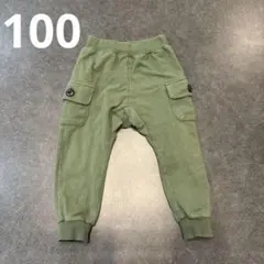 BREEZE カーゴパンツ 100cm カーキ 男の子
