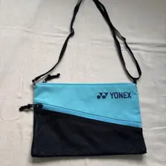 YONEX ショルダーバッグ 水色/黒