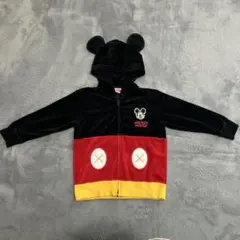 110 Disney ミッキーマウス なりきりパーカー フード付き ハロウィン