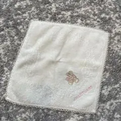 JILLSTUART ハンカチ タオルハンカチ ベア刺繍
