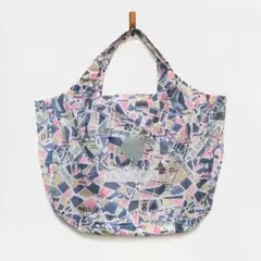 モノプリ エコバッグ　フランス パリの地図