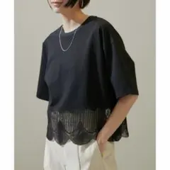 SALON adam et rope シェルスカラップTシャツのサムネイル
