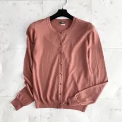 IENA イエナ　カーディガン　ウール　ブラウン　赤　レッド