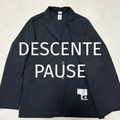 DESCENTE PAUSE 軽量ストレッチ テーラードジャケット Sブラック