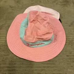 Champion メッシュバケットハット ピンク/水色　54cm