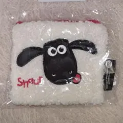 ひつじのショーン もこもこスクエアポーチ