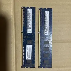 SK hynix製のデスクトップパソコン用メモリ 4GB2枚セット