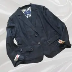 【BURBERRY LONDON 】　リネンコットン　ジャケット　ノバチェックのサムネイル