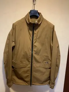 新品未使用ミレーMILLETスタンドカラーストレッチコットンジャケットLブラウン