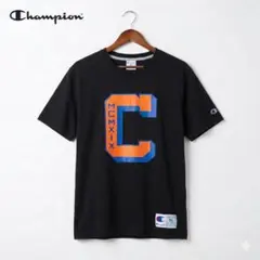 チャンピオン ビッグロゴ 半袖Tシャツ 黒 大きいサイズ XL MCMXIX