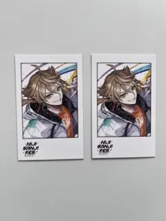 【にじフェス2023】伏見ガク チェキ風カード 2点セット