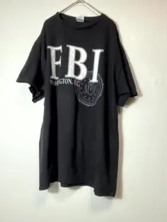 DELTA FBI ワシントンDC プリントTシャツ XL 黒