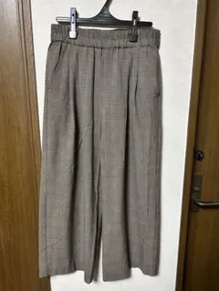 アズノゥアズ ドゥバズ　チェック柄　ワイドパンツのサムネイル
