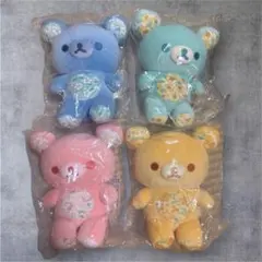 あなたを想うふっくらぬいぐるみ てのりぬいぐるみ ８点セット 新品 リラックマストア GINZA あなたを想うリラックマ ぬいぐるみ 扇子 8点