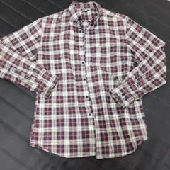UNIQLO チェック柄 長袖シャツ Mサイズ