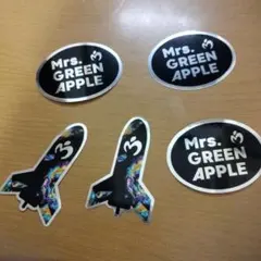 ミセス Mrs. GREEN APPLE ゼンジン未到 ステッカー