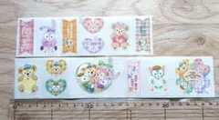 〘ダッフィーとフレンズ 〙ステッカーセット 全14枚・ディズニー