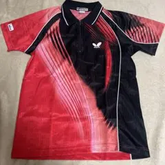 Butterfly 卓球 ウェア 赤黒
