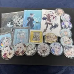 白上フブキ　缶バッジ&アクリルグッズ　18点セット