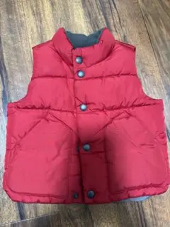 赤 ダウンベスト 12-18ヶ月