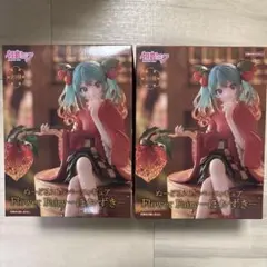 初音ミクぬーどるストッパーフィギュアFlower Fairy ほおずき　2点