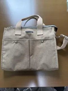 POLKA POLKA 2way ショルダーバッグ ベージュ