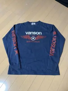 レア ヴィンテージ vanson バンソン ロングスリーブ ワンスター 
