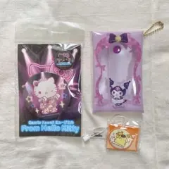 新品未使用　サンリオ　クロミ　ダニエル　ハローキティ　缶バッチ　ポムポムプリン