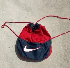 90s NIKE ショルダーバッグ ナップサック 銀タグ ヴィンテージ