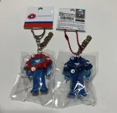 関西万博ミャクミャク 立体PVC &青透明ボールチェーン キーチェーン2個セット