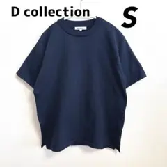 DCOLLECTION メンズ 半袖ニット ネイビー Sのサムネイル