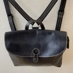 【美品】Laisser Faire(レッセフェール)リュック　本革　LILY 黒