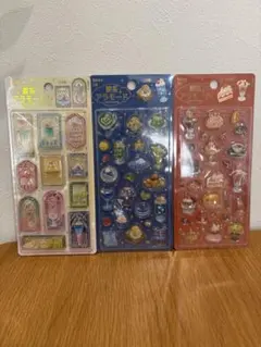 【正規品】きゅるるんシール　BGM 喫茶アラモード 3種セット