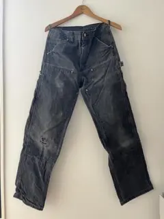 レア Carhartt ダックダブルニーペインターパンツ アメリカ製