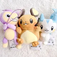 未使用 アルセウス 色違いのセレビィ デデンネ ミュウ ぬいぐるみ 4点セット 未使用 アルセウス 色違いのセレビィ デデンネ ミュウ ぬいぐるみ 4点