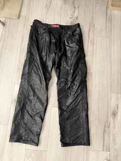 supreme Faux Croc Painter Pant レザー パンツ L - メルカリ