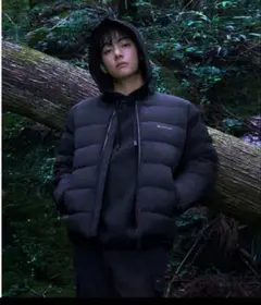 SNOW PEAK BTS V ブラック ダウンジャケット