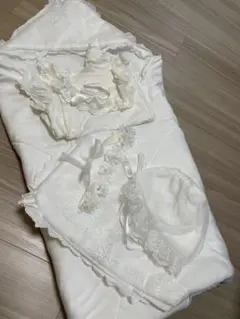 土日限定値下げ‼️おくるみ有り セレモニードレスセット 女の子