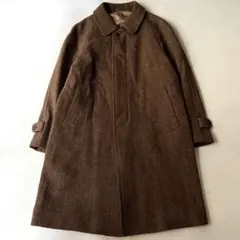 ヘリンボーン ステンカラーコート