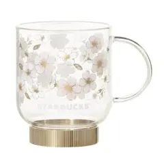 スタバ★　SAKURA2026耐熱グラスマグゴールド355ml